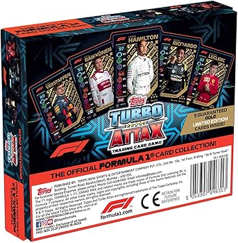 Amazon.com: Topps F1 Turbo Attax Trading Card Game Bonanza Pack