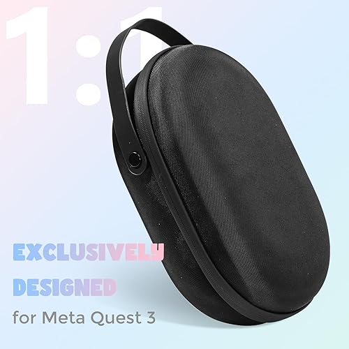 Miniatura 3 de ProCase Carrying Case for Meta Quest 3 VR Headset & Gaming Controller, Shockproof Storage Case Bag for Oculus Quest 3 Elite Strap & Battery & Other