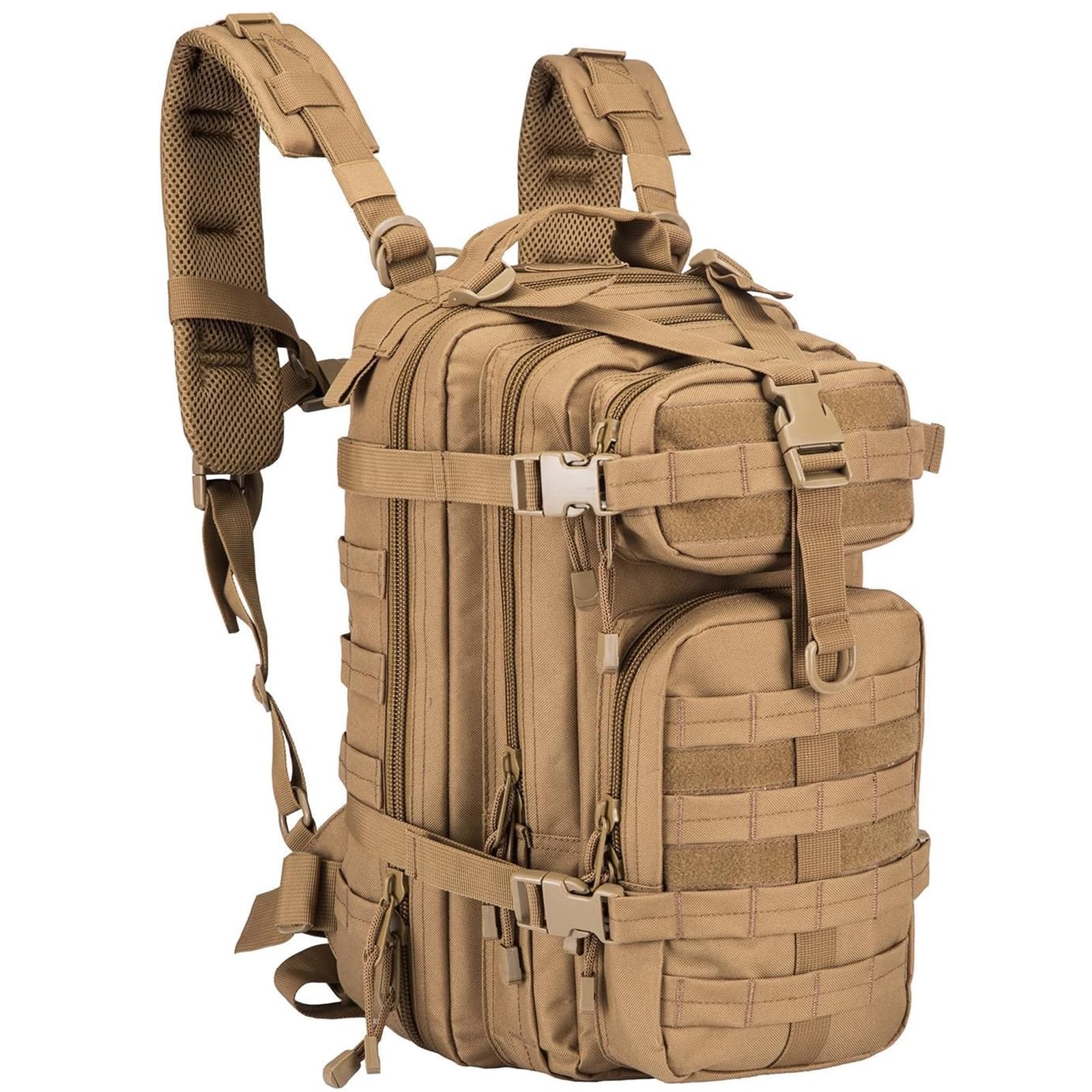 Small Military Tactical Backpack 30L Assault Backpack Tactical Bag for Outdoor,Hiking, Camping Travel (Coyote)