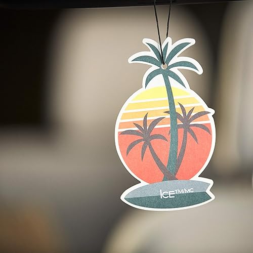 Vista 2 de California Scents Ambientador para coche Palms Ice Paper (6 x 4 unidades)