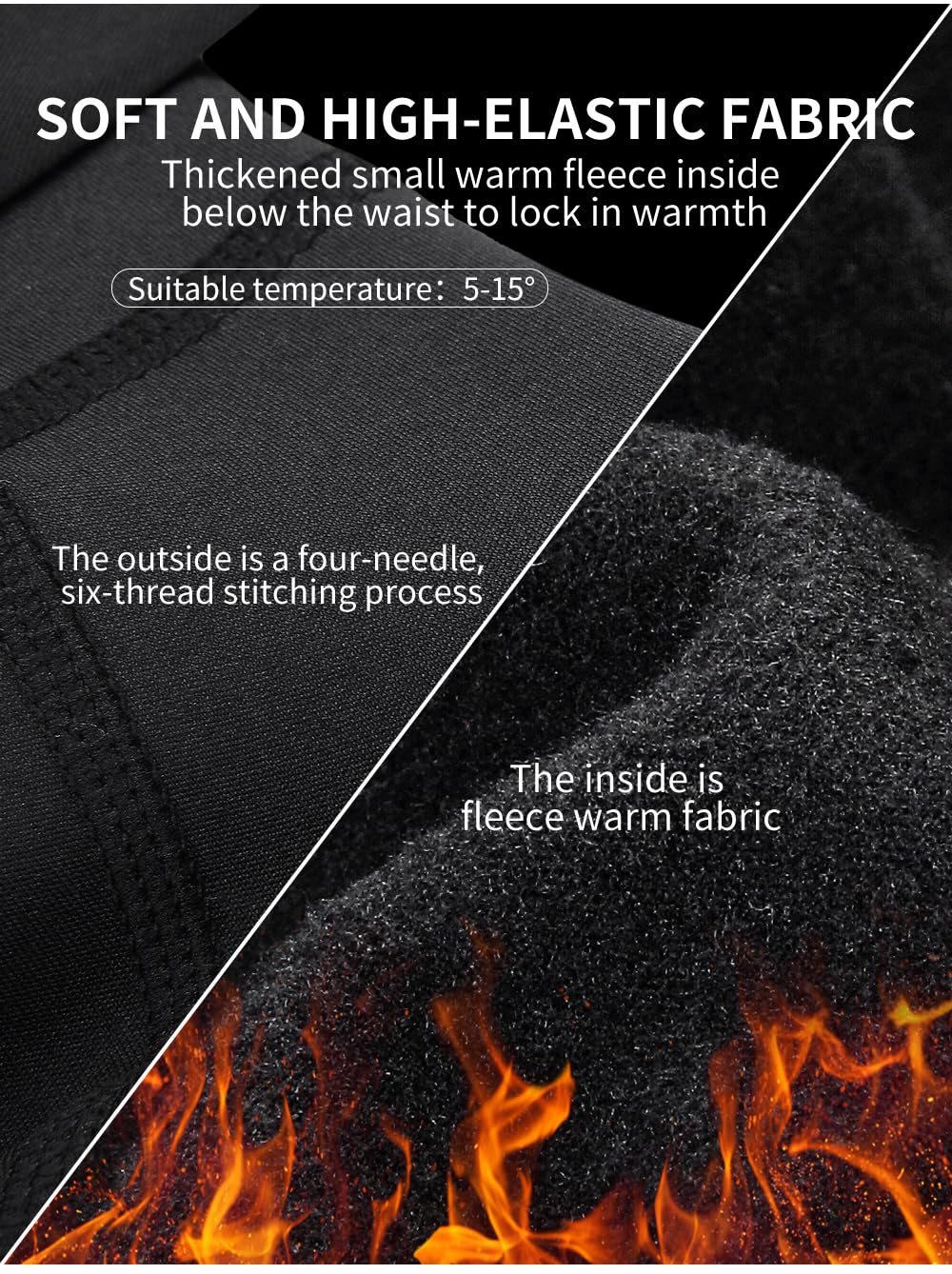 WOSAWE Damen Fahrradhose mit Rock Winter Warm Thermoleggings mit Atmungsaktiv 4D Schwamm Gepolsterte