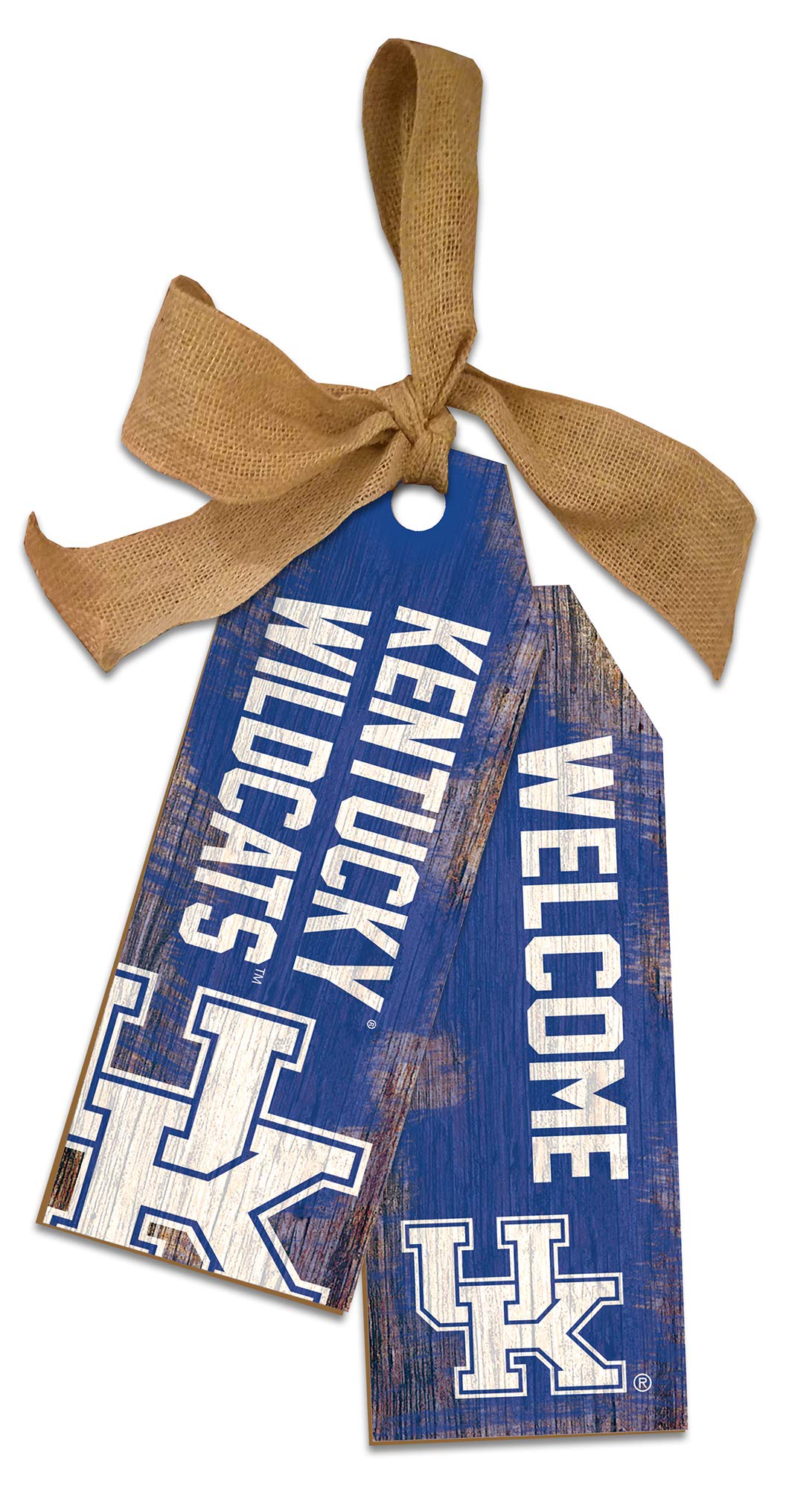 NCAA Kentucky Wildcats Unisex University of Kentucky Team Tags, Team Color, 12 inch