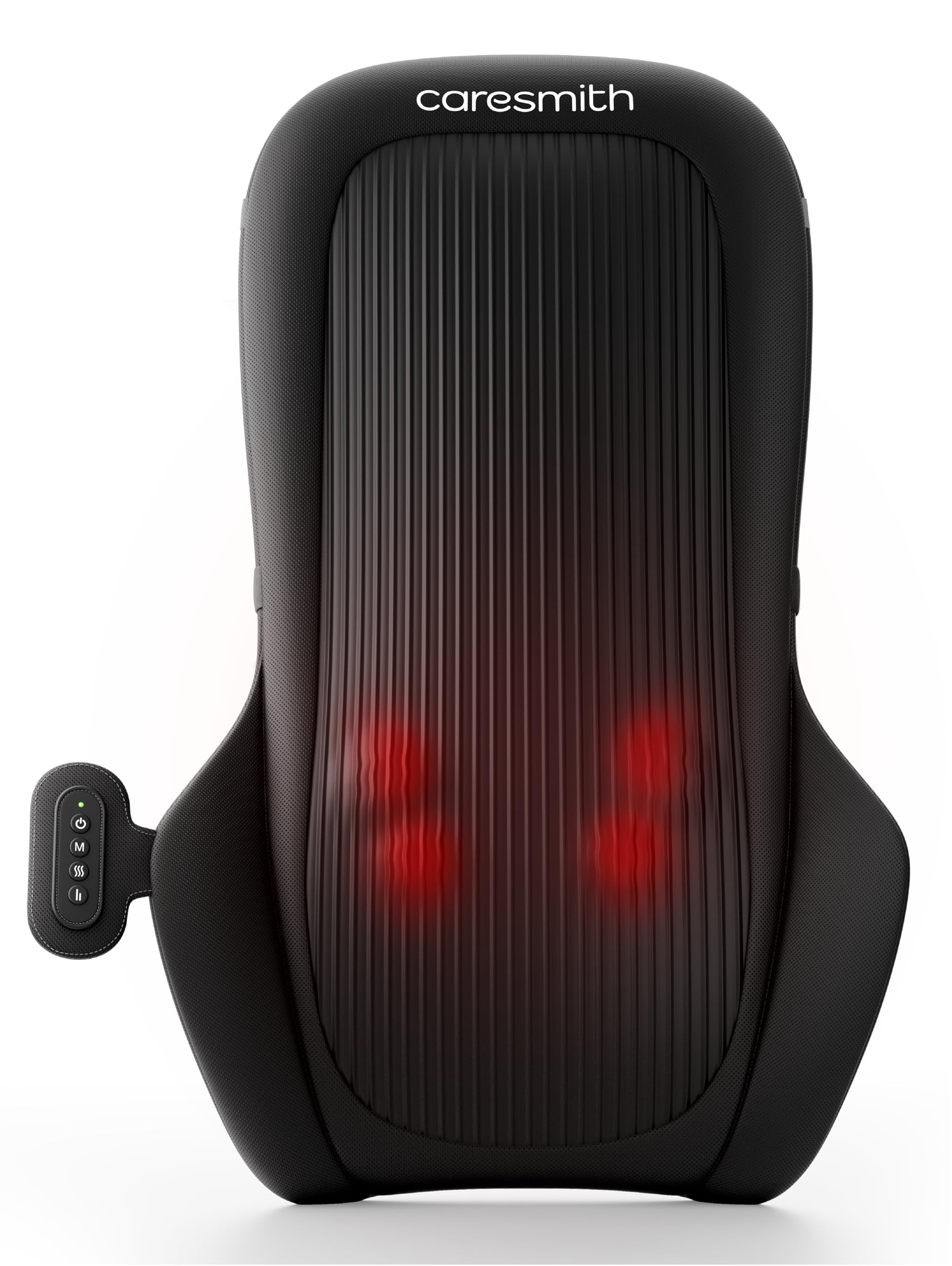Caresmith Revive Back Massager Cushion with Heat | Full Body Seat Massager for Chair | Deep Kneading Massage for Back, Neck & Shoulder Pain Relief | Electric Chair Massager for Home, Office, Car