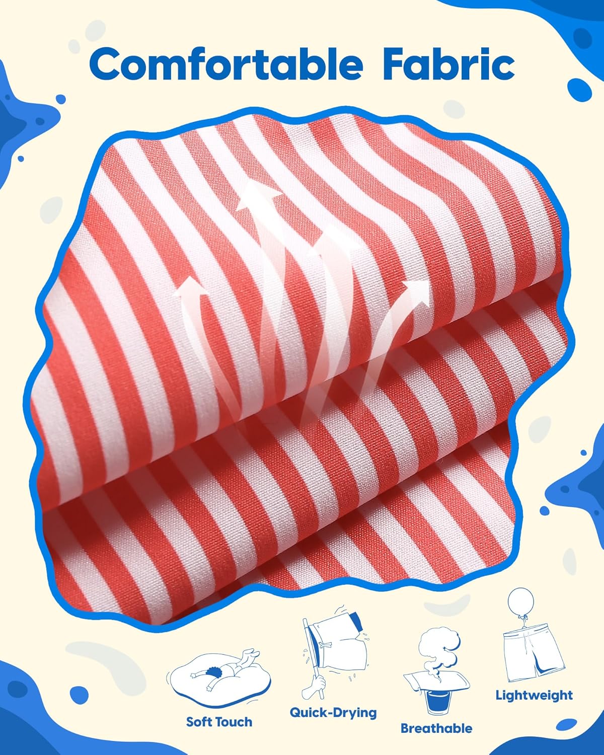 maamgic Boys Swim Trunks Toddler Swim Shorts Little Boys Bathing Suit Swimsuit Toddler Boy Swimwear - Image 4