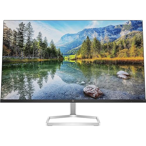 Immagine del prodotto HP M27fe Monitor da 27'', FHD, 16:9, Antiriflesso, Pannello IPS da 75Hz, Tempo di Risposta 5 ms, Reclinabile, AMD FreeSync, 300 Nits, Low Blue Light, HDMI 1.4, VGA, No montaggio VESA, Argento