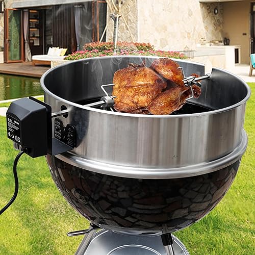 Miniatura 11 de Onlyfire Soporte universal del motor del asador del acero inoxidable de la parrilla de la barbacoa