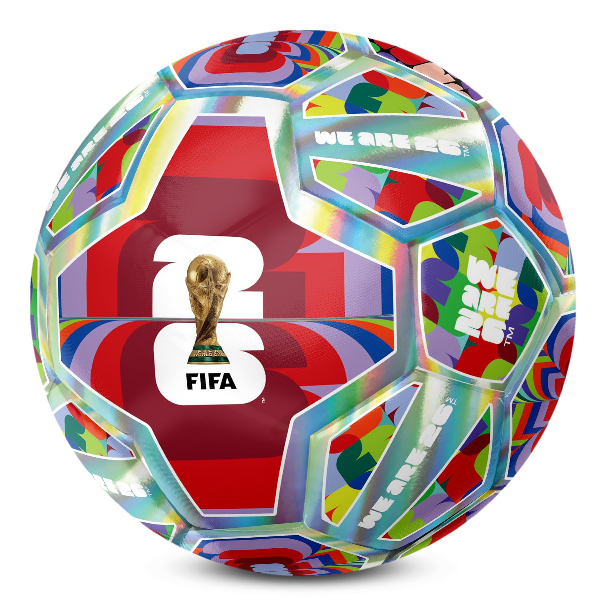 Hy-Pro Officially Licensed FWC26 Size 5 Football - Training Ball with Trophy Design & Host Nations Graphics, Football Gifts for Boys - FIFA World Cup 2026 Design — view 9