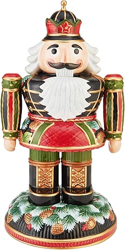 Fitz and Floyd Holiday Cascanueces estándar, multicolor Fitz and Floyd Holiday Cascanueces estándar, multicolor