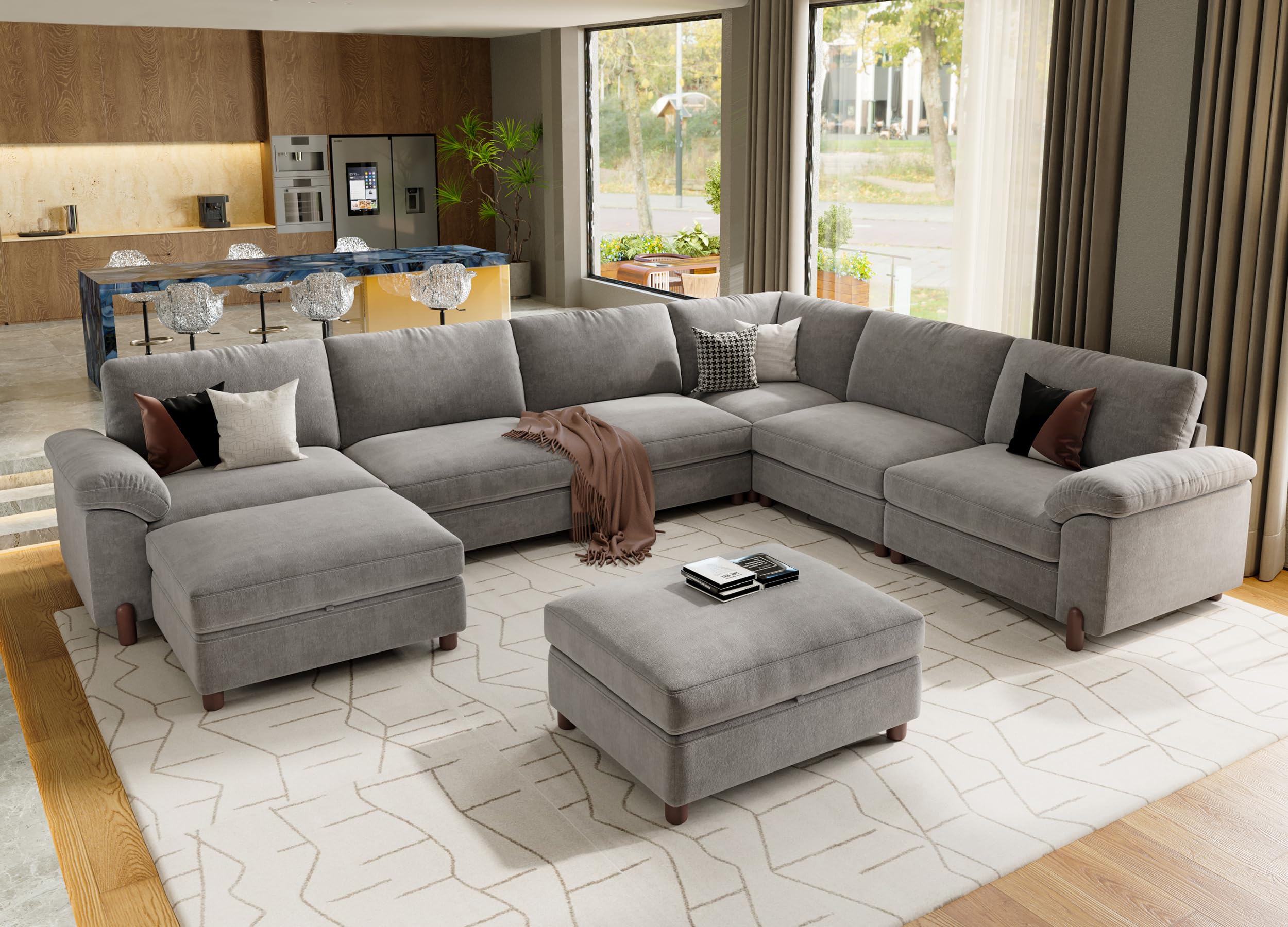 SITJOY Oversized Sectional Couch