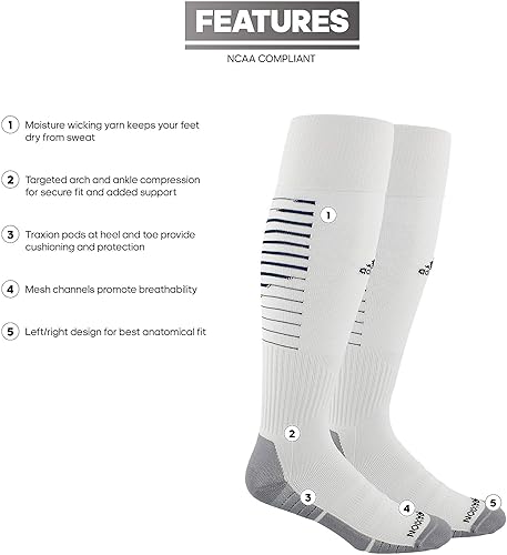 Miniatura 2 de adidas Team Speed 2 Soccer Socks for Boys, Girls, Men and Women (1-Pair)