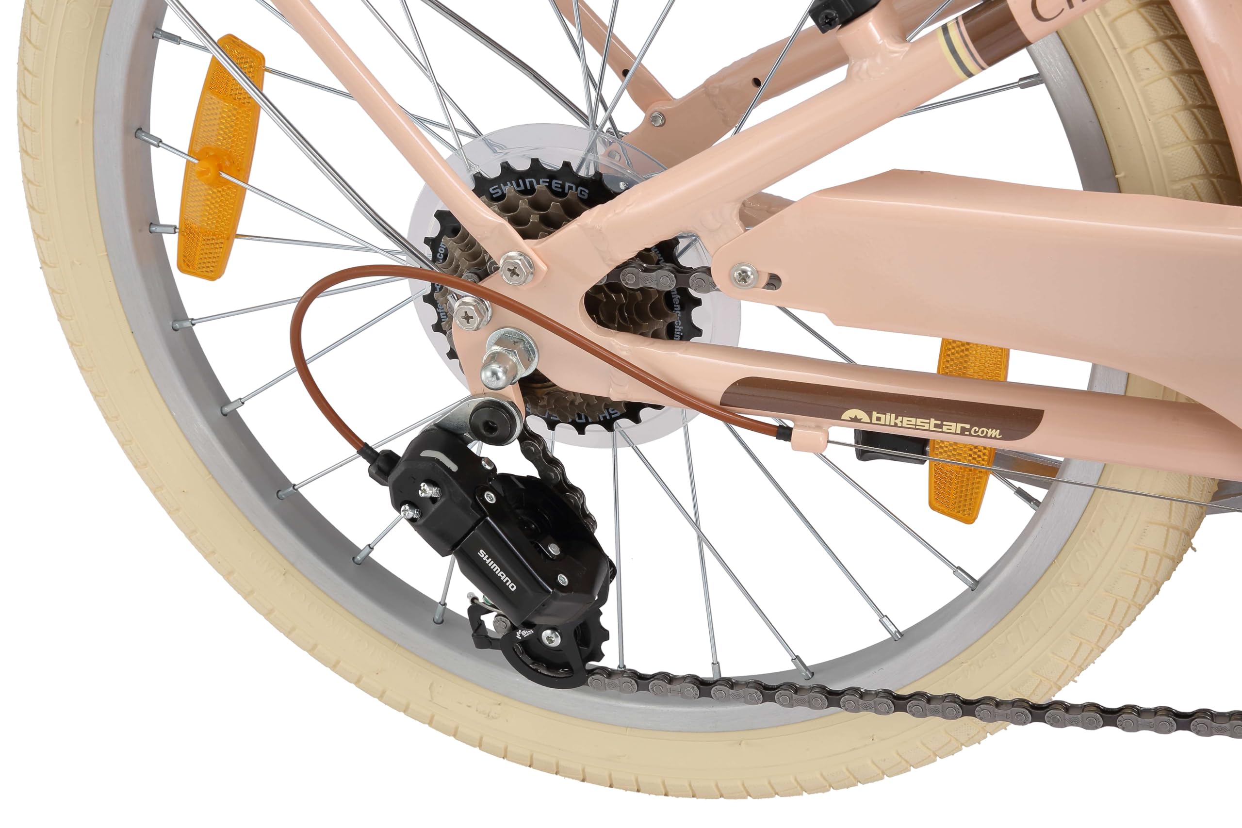 BIKESTAR Bicicletta per bambini in alluminio 20 pollici 7 velocità