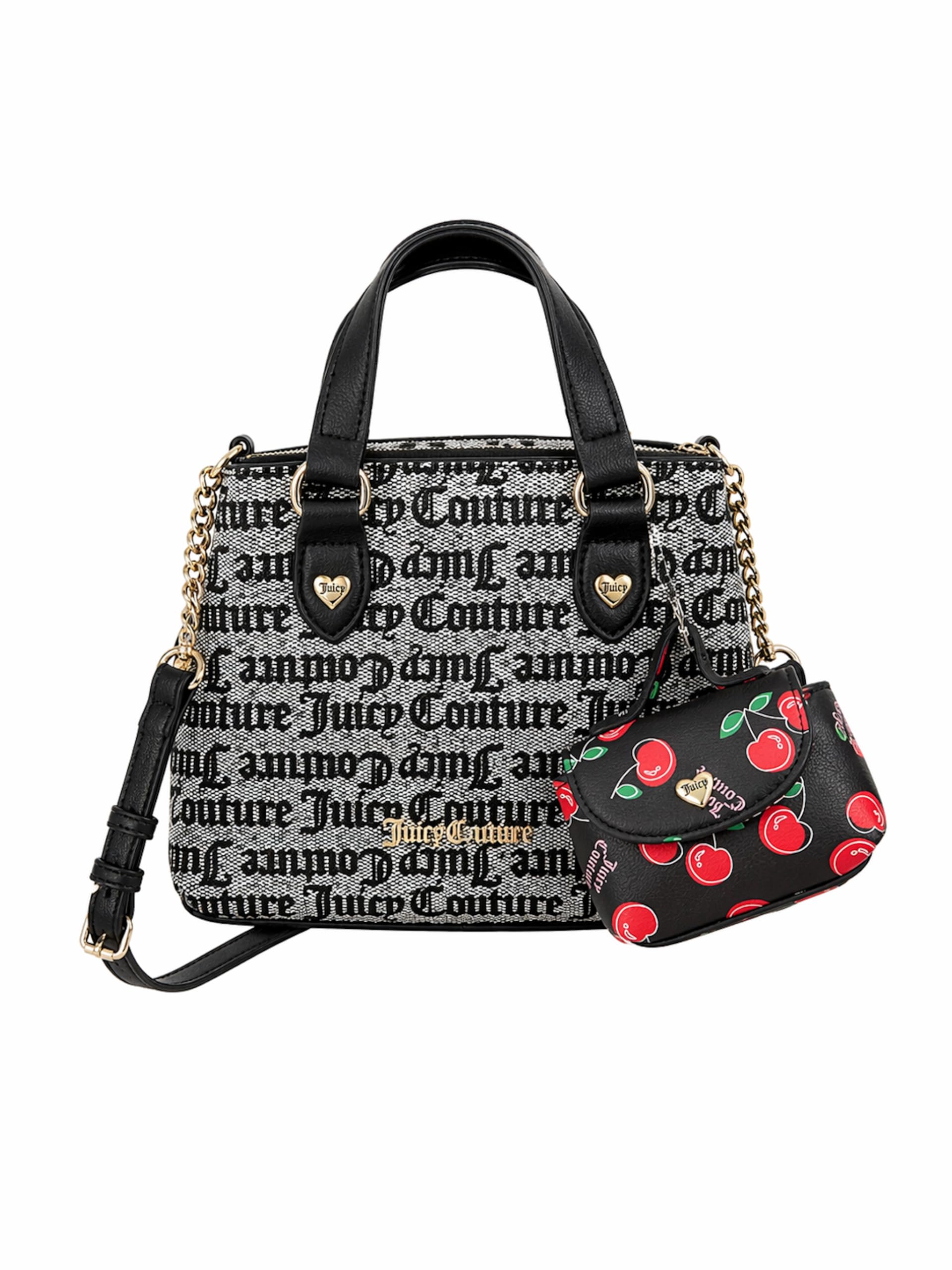 Juicy Couture Sweet Thing II Crossbody Satchel Bag with Mini Pouch