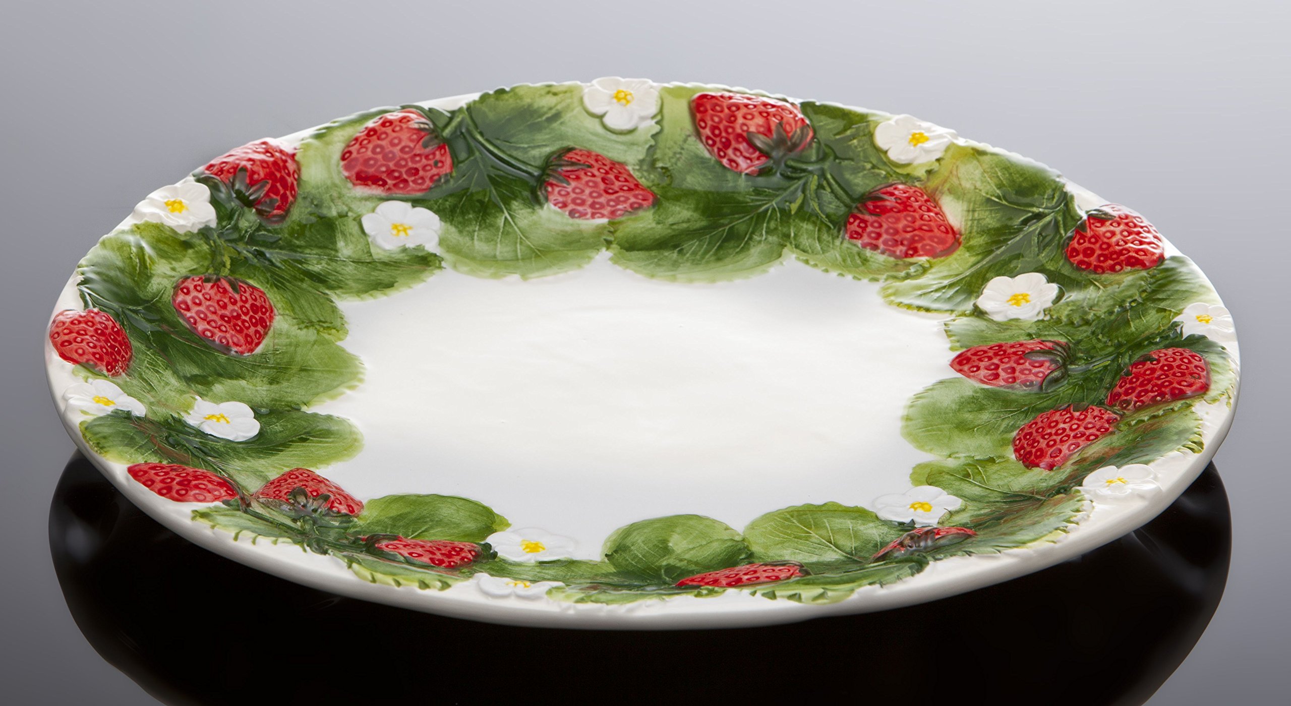 Bassano Italienische Keramik-Spargelplatte – Flach, 32x20x3,5 Cm, Hitzebeständig