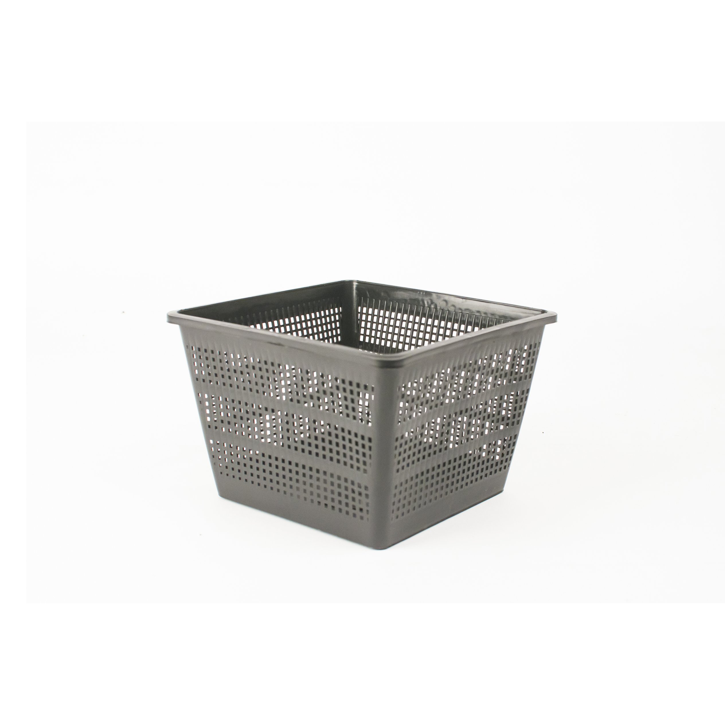 Inter Flower 10er Set Pflanzkörbe Wasserpflanzen 18 x 18 x 12 cm für Gartenteich – geeignet für Teichpflanzen wie Seerosen/Kunststoff/Teichpflanzen Korb Gartenteich Wasserpflanzen