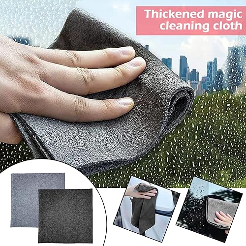 Miniatura 2 de Paño de limpieza mágico espesado, paño de limpieza milagroso sin rayas mágicas de microfibra, toallas de microfibra multiusos, trapo de limpieza de