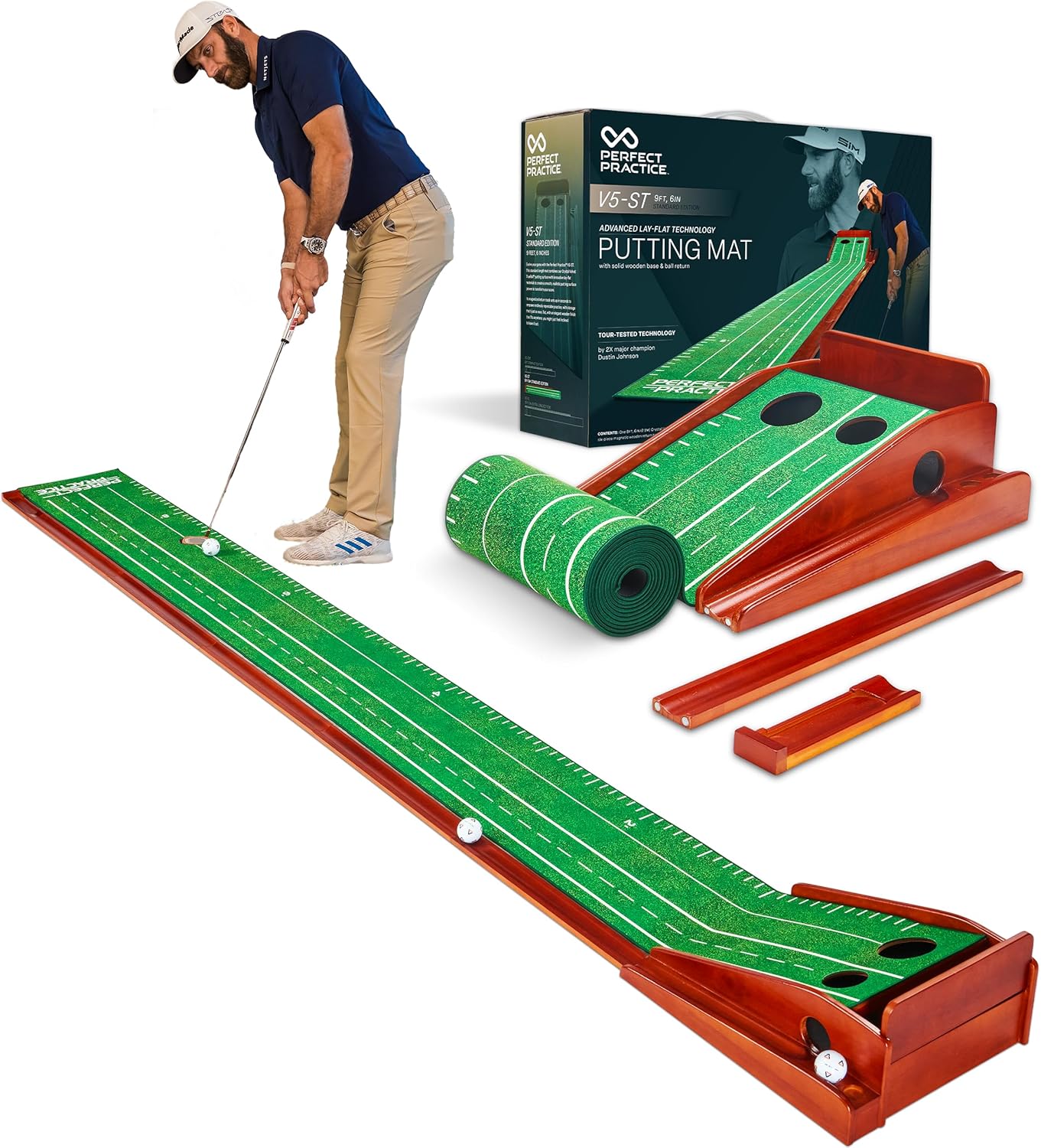 PERFECT PRACTICE Dustin Johnson Putting Mat