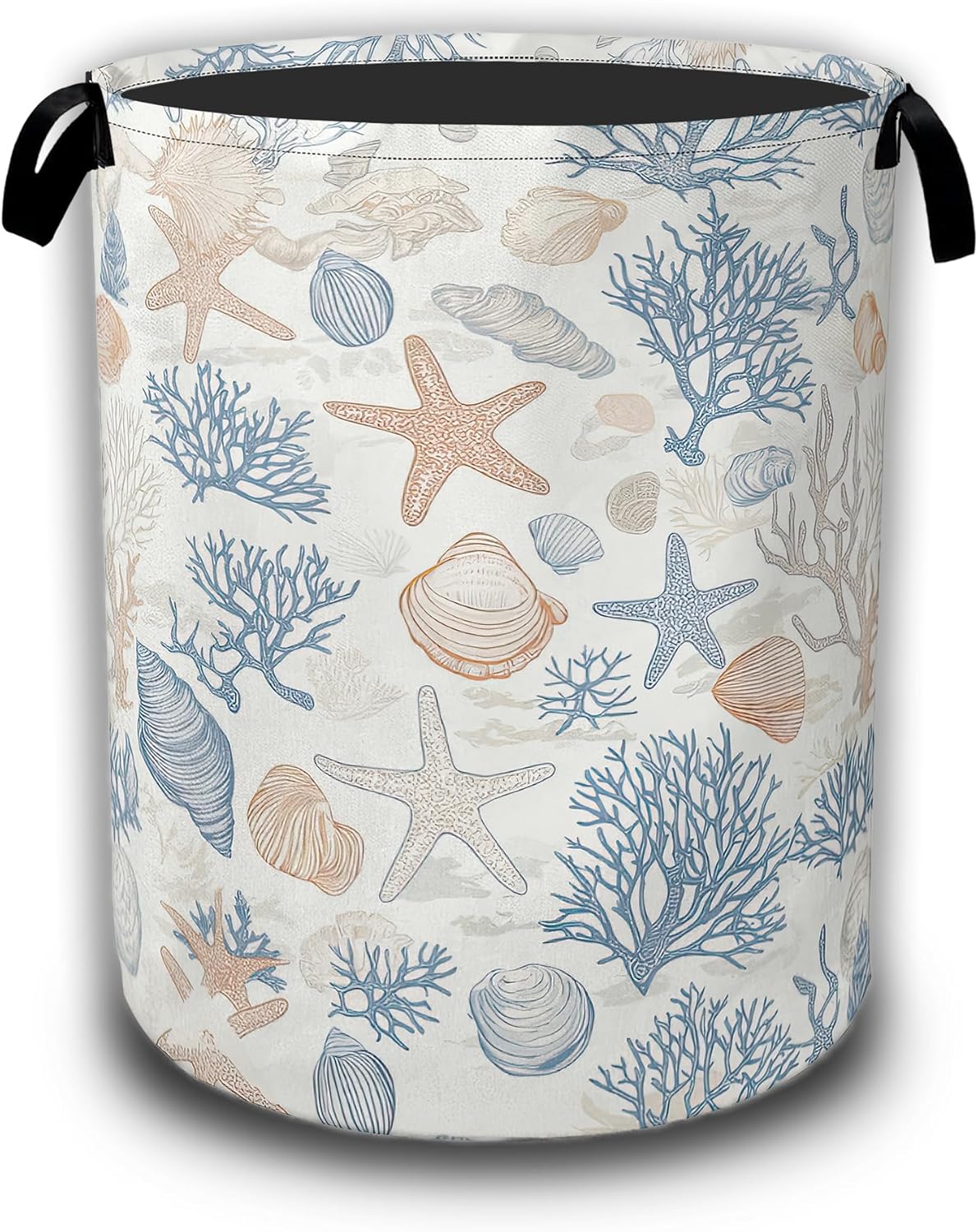 Wild Mushroom Forest Laundry Basket, Laundry Hamper Waterproof Oxford Cloth Tote Collapsible,Clothes Storage Bucket Decorative Toy Organizer For Bathroom Bedroom 16" x 20.8"