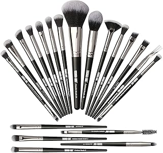 MAANGE Makeup Brush Set 20 Pcs Foundation Eyeshadow Blush Brush Kabuki Blending Concealers Face Powder Eye Make Up Brushes...