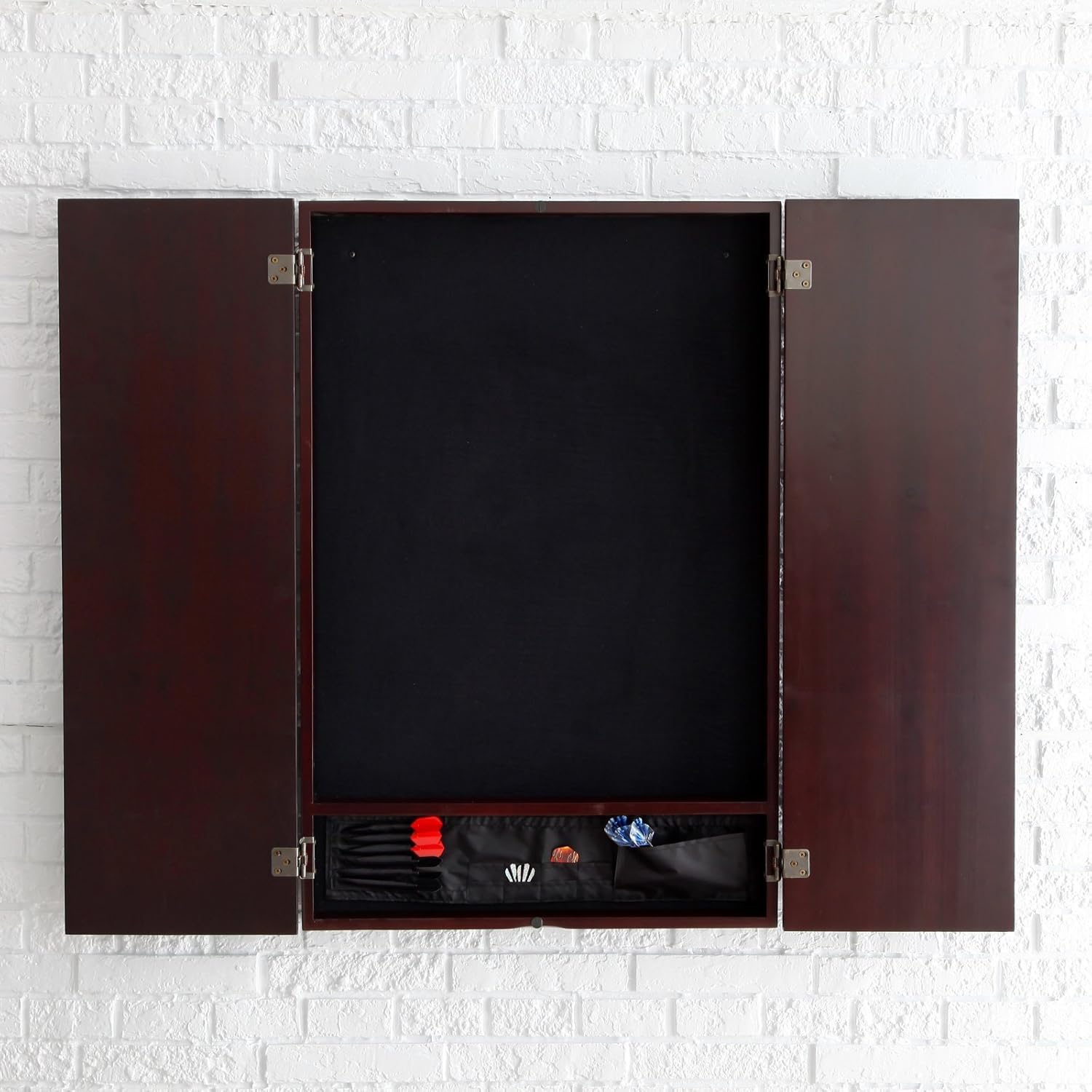 Viper Metropolitan Solid Wood Cabinet & Electronic Dartboard Play-Ready Bundle