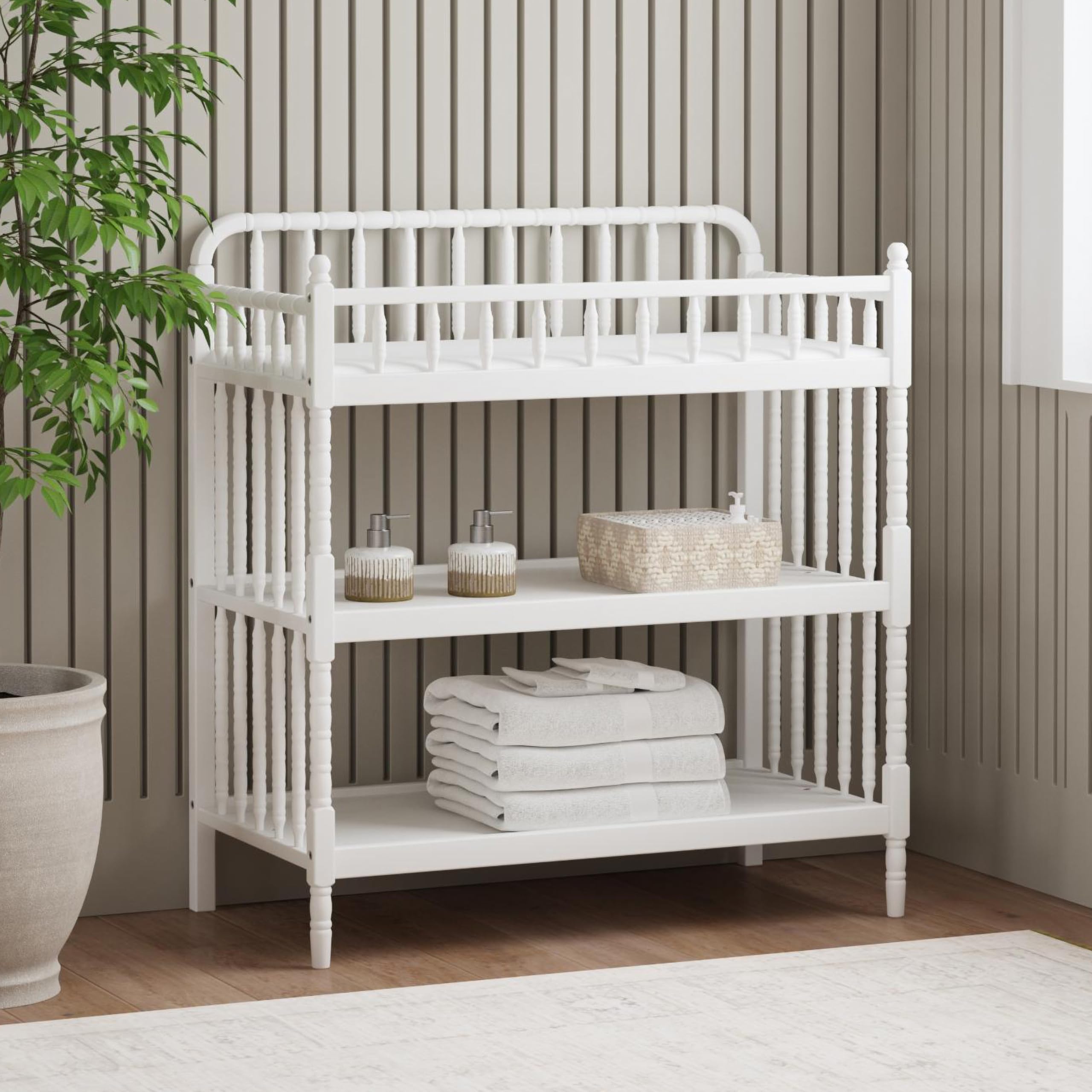 Amazon.com : Davinci Jenny Lind Changing Table with Pad in White
