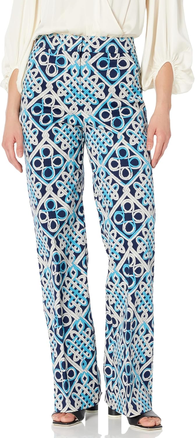 Trina Turk Women's Printed Straight Leg Pant