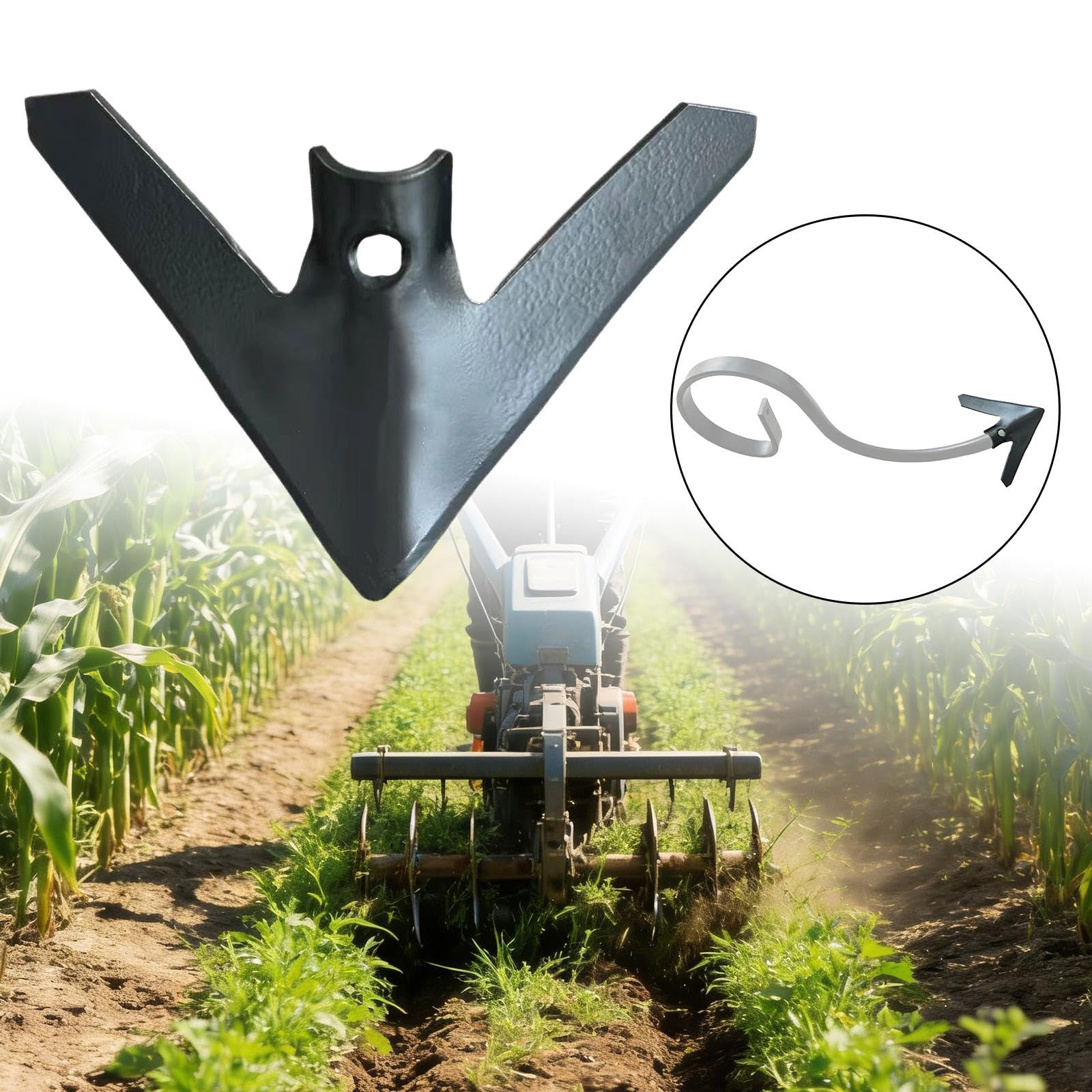 F Fityle coltivatore, Ricambio Professionale in Metallo per l'agricoltura, Accessorio Pratico per Macchine diserbanti.