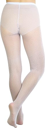 ToBeInStyle Womens Sexy Vibrant Fine Classic Fishnet Full Footed Pantyhose