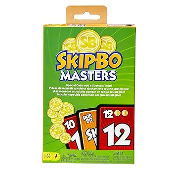 Mattel Games Skip-Bo Masters Card Game