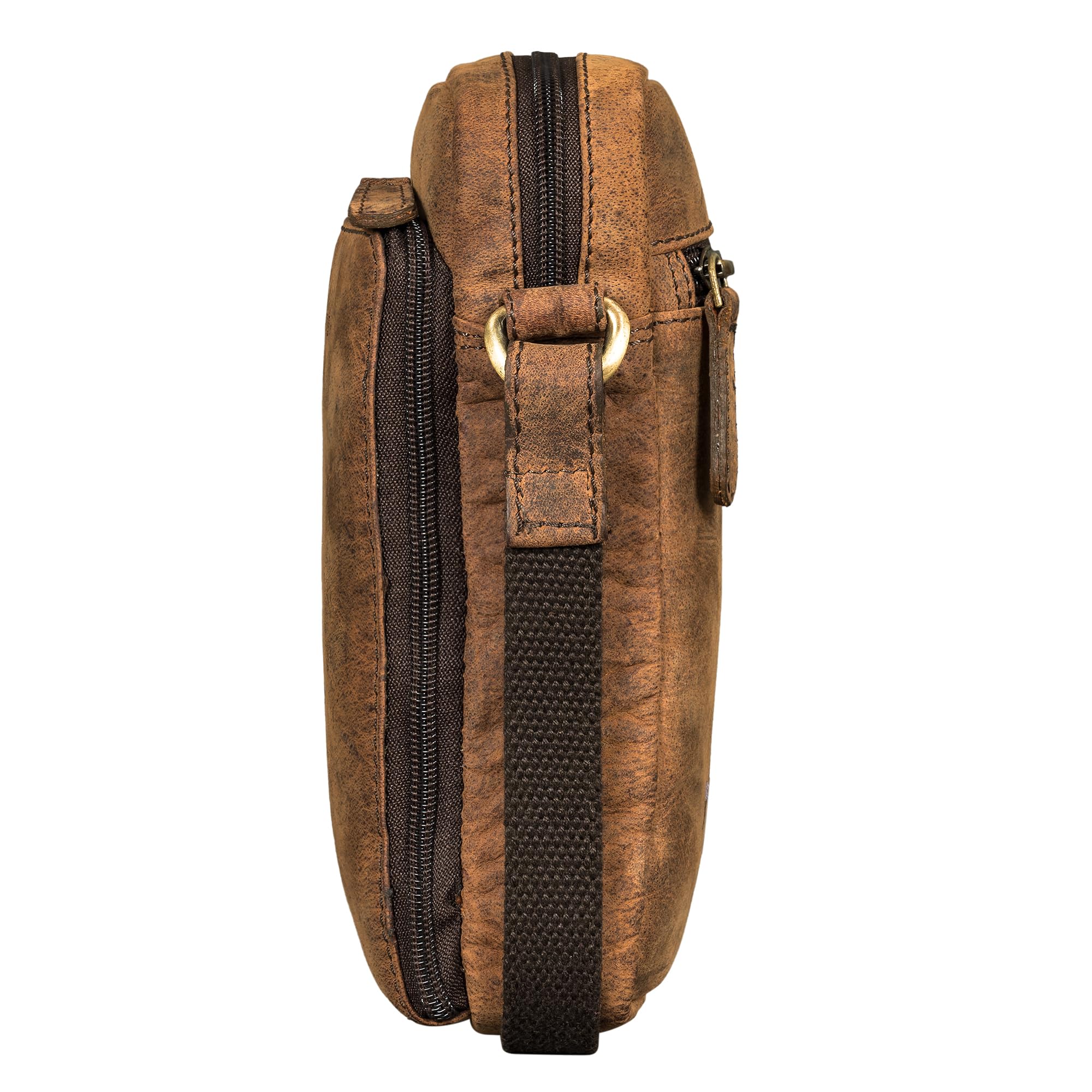 STILORD 'Luigi' Petite Sacoche Homme Bandouliere Cuir Sacs à Main pour Smartphone jusqu'à 6,5 Pouces Petit Sac Porté Epaule Pochette Homme Cuir Véritable
