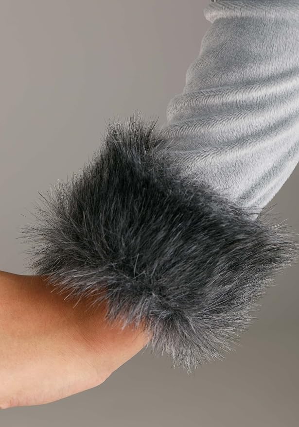 Disfraz de Koala gris con capucha para niñas, talla S miniatura 4