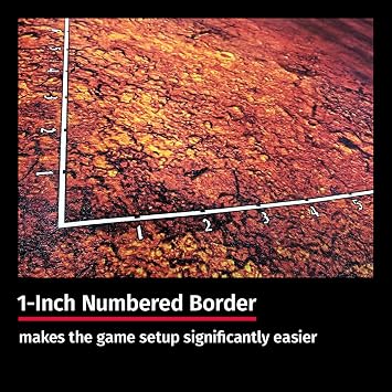 Jucoci Tabletop Wargaming Battlemat 44'' x 60'' (Mars)