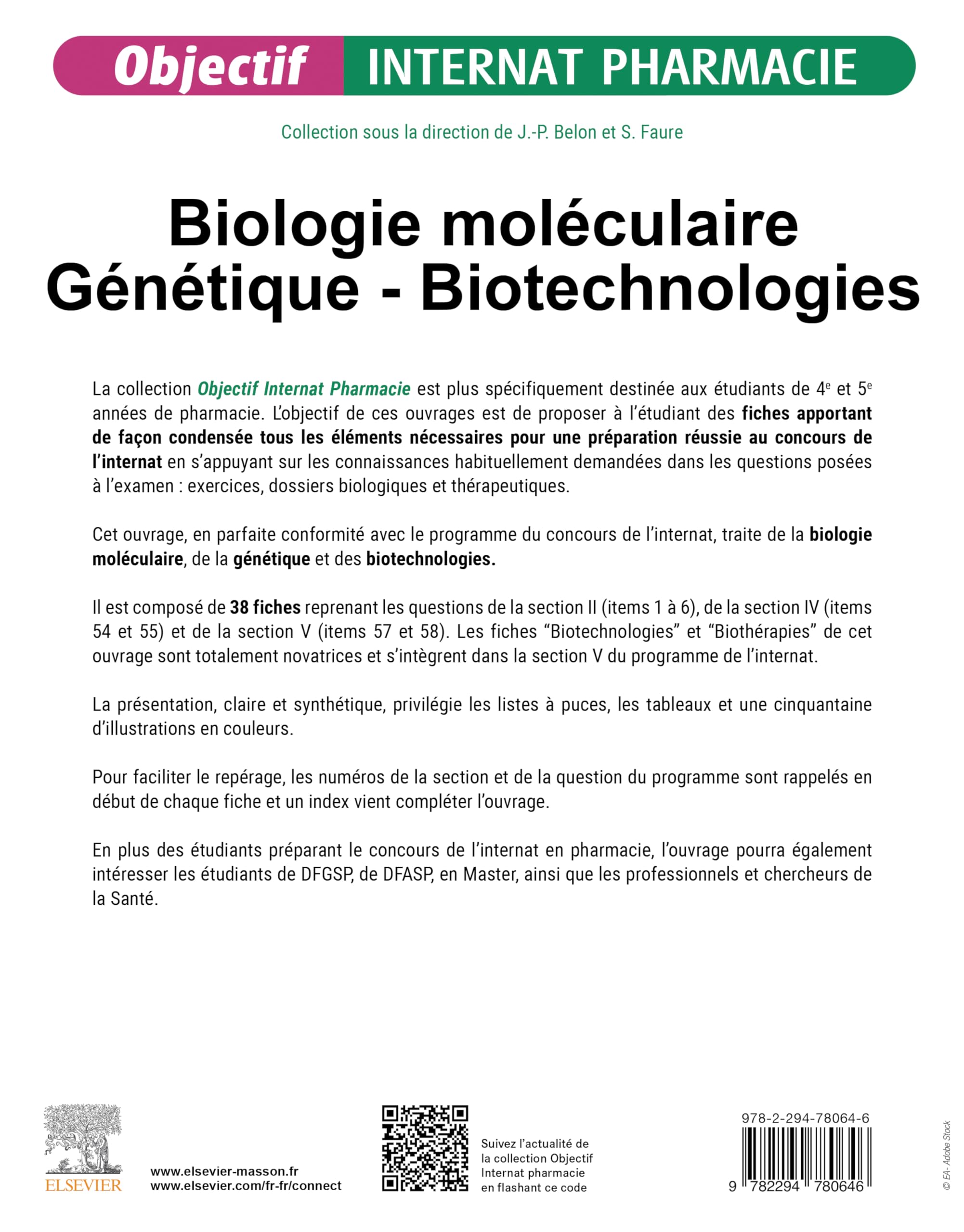 Biologie Moléculaire - Génétique - Biotechnologies: L'enseignement en fiches