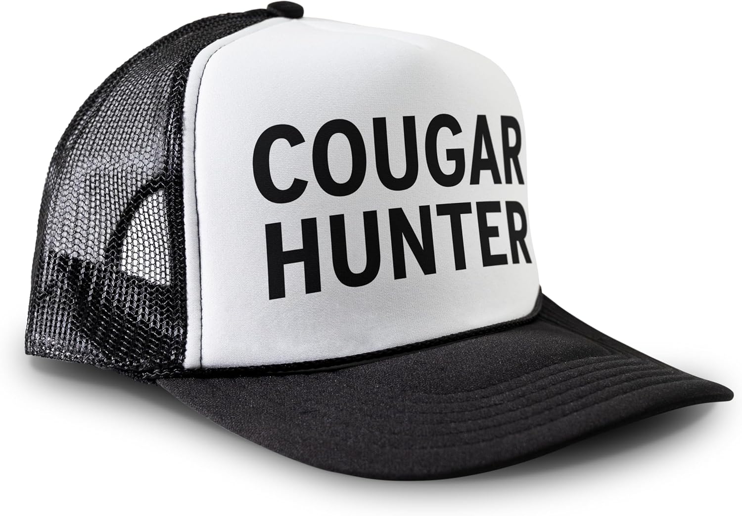 Chudly.com Cougar Hunter Funny Party Spring Break Snapback Mesh Trucker Hat