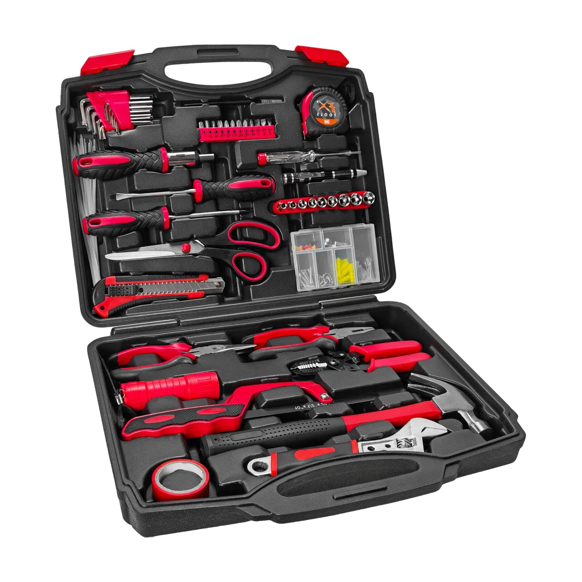 WELL HOME MOBILIARIO & DECORACIÓN Kit de 169 piezas de herramientas con estuche negro