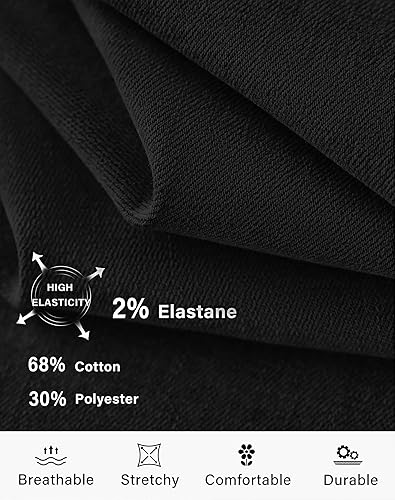 Miniatura 6 de roswear Pantalones cortos de mezclilla elásticos rasgados hasta la rodilla para mujer