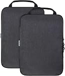 Extra Large Compression Packing Cubes for Travel, 2 Set Compression Bags Travel Cubes for Packing Suitcase Organizer Bags Set, Travel Accessories Luggage Organizer Bags, Beige