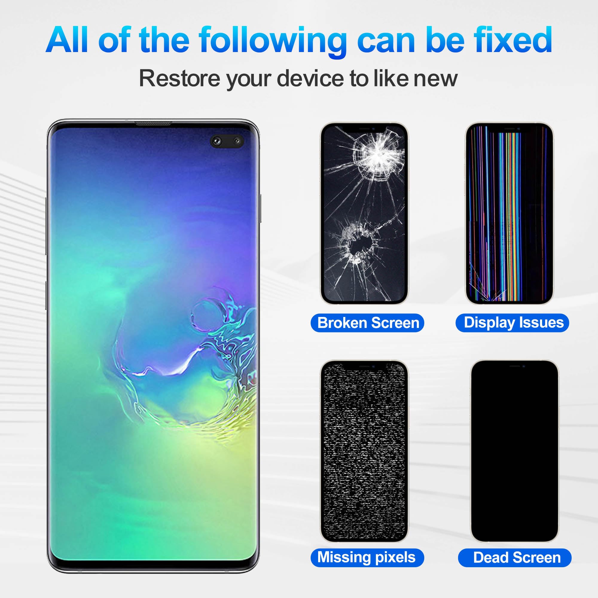 Amazon.com: TFT Display for Samsung Galaxy S10+ S10 Plus SM-G975U