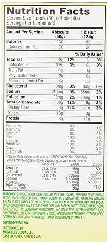 Miniatura 233 de belVita Galletas de desayuno de chocolate, 5 paquetes (4 galletas por paquete)