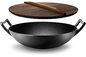 NutriChef Pre-Seasoned Cast Iron Wok: A Culinary Maestro for Stir-Frying Delights