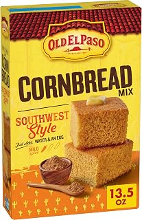 Old El Paso Southwest Style Cornbread Mix 13.5 oz - Easy Moist Baking Mix for Chili, Tacos & More