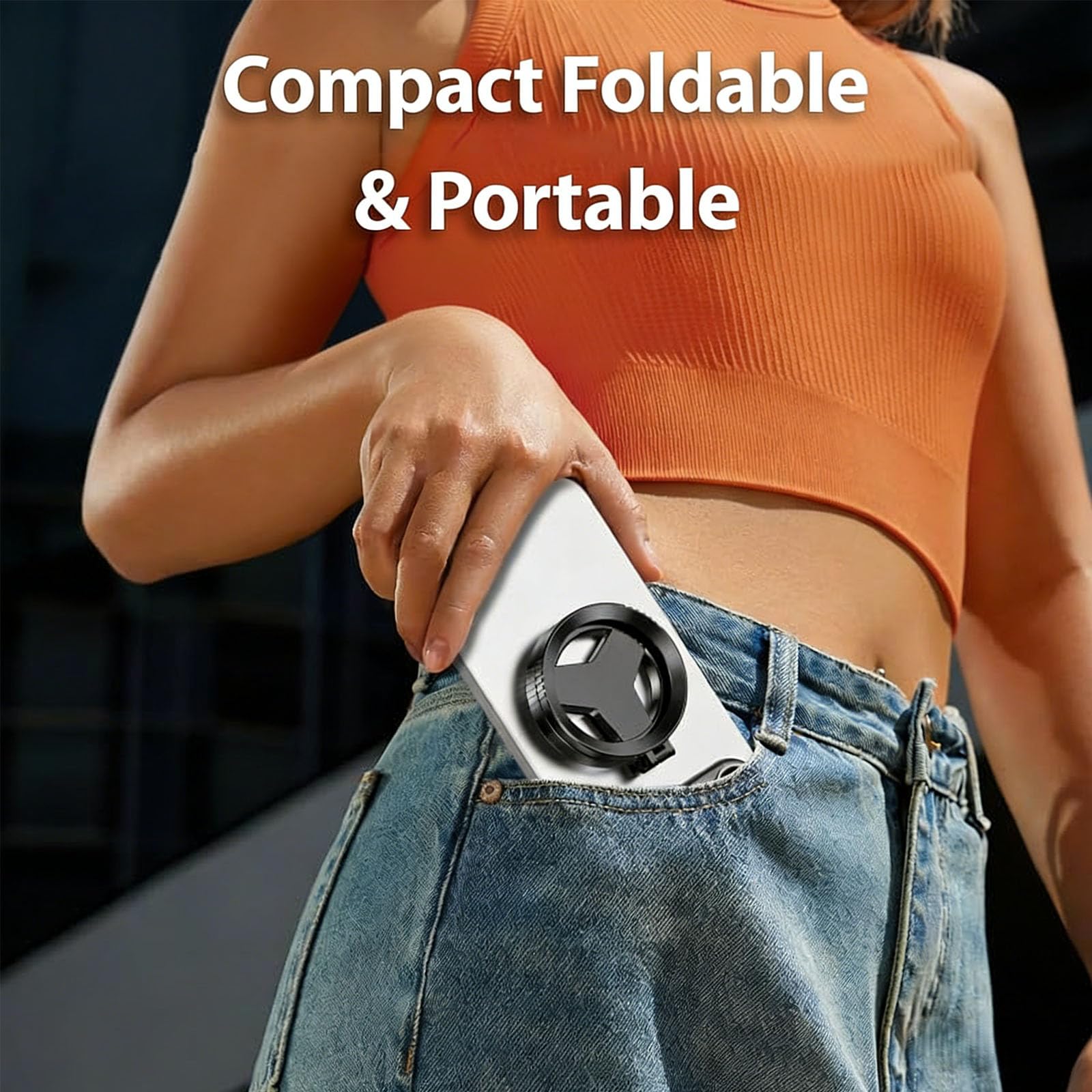 Anti-Glare Magnetic Phone Filter, 52mm Polarizing Lens Filter, Magnetic Adapter Mount for Smartphone Photography (1 PCS)