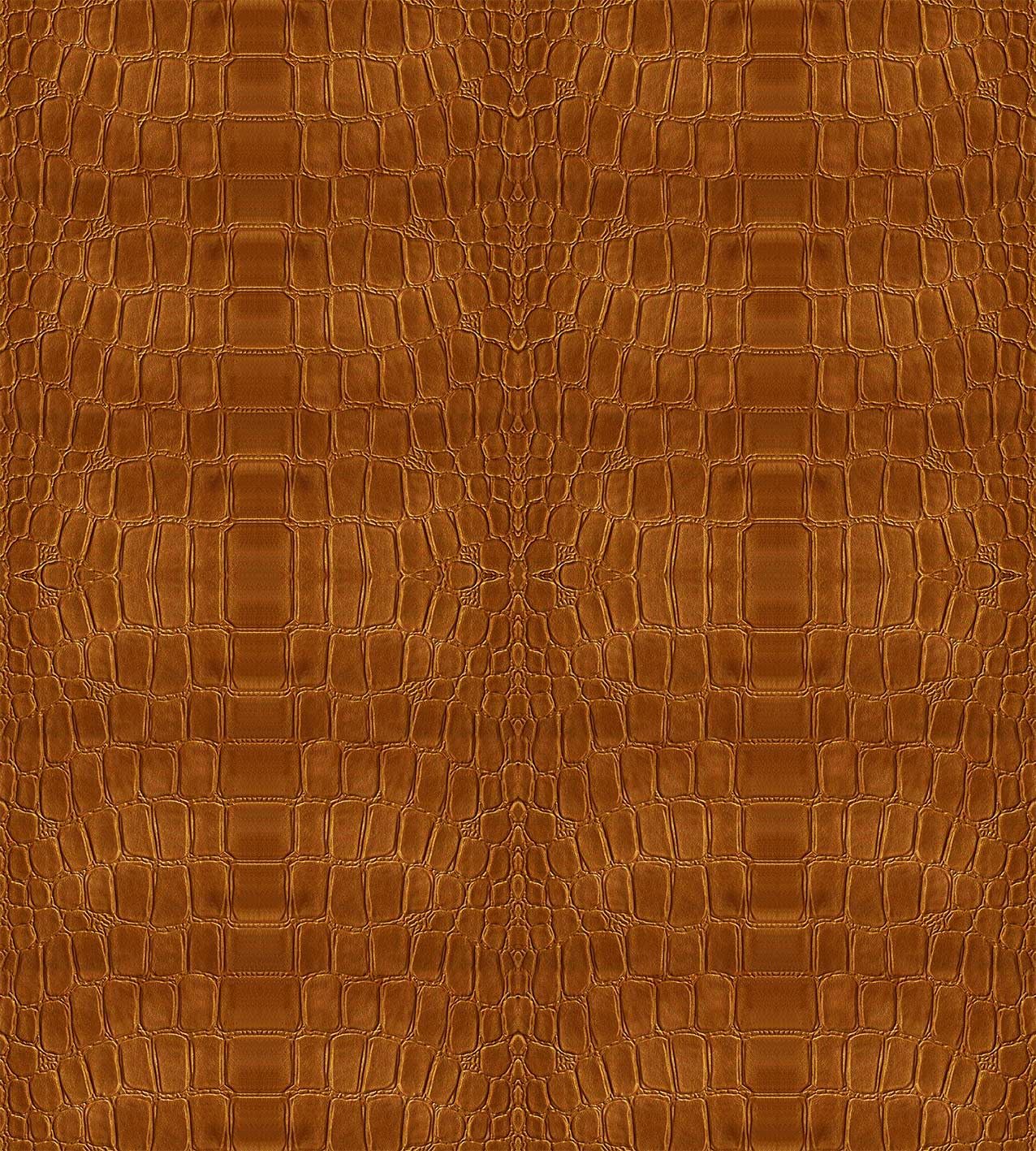 Vintage Dark Brown Faux Crocodile Print Wallpaper Peel and Stick 17.7"x78.7" Self Adhesive Removable Waterproof Contact Paper Renter Friendly for Bathroom Living Room Office Wallpaper