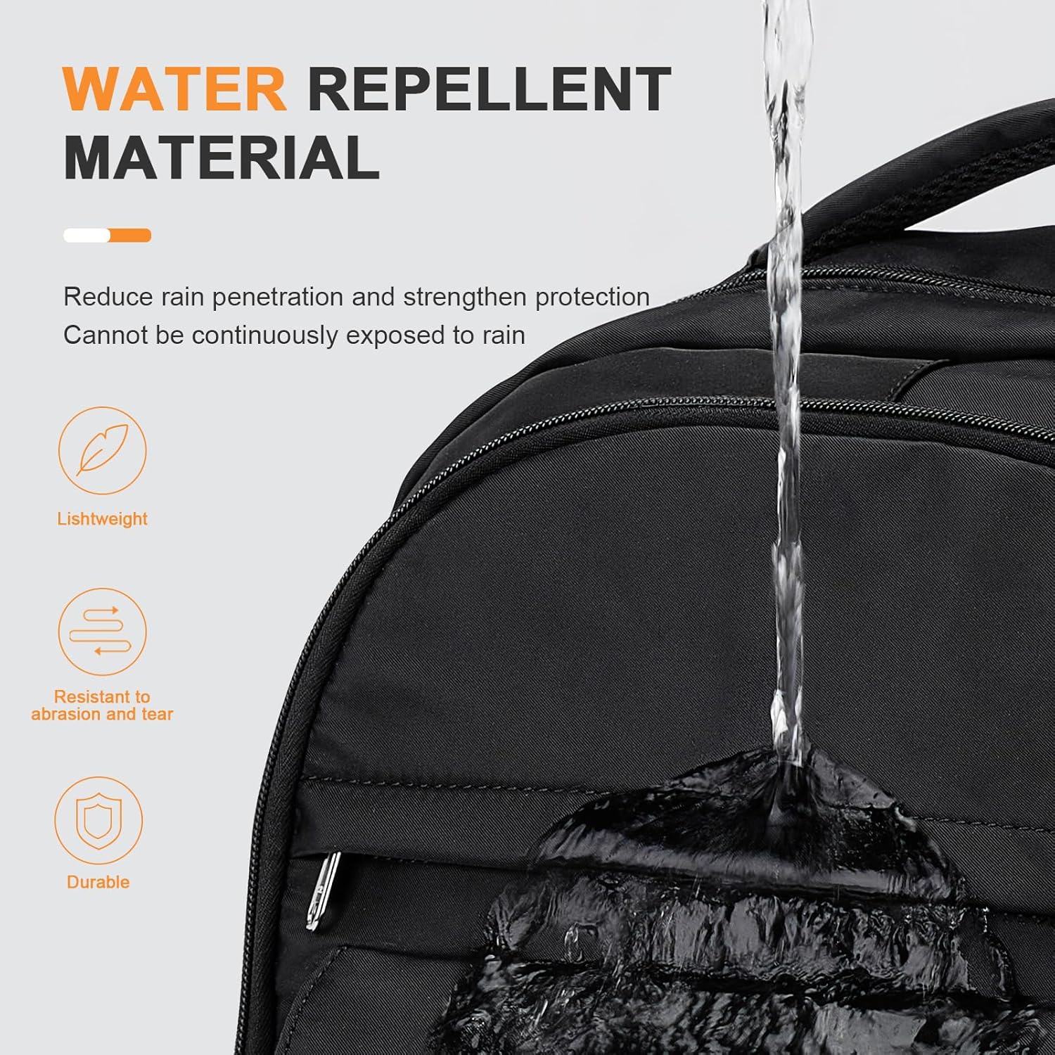 School Backpack For Women Men College Backpack With Lots Of Pockets Cute BookBag Casual Daypack Backpacks For Teens Girls Boys Waterproof(Black) - Image 5