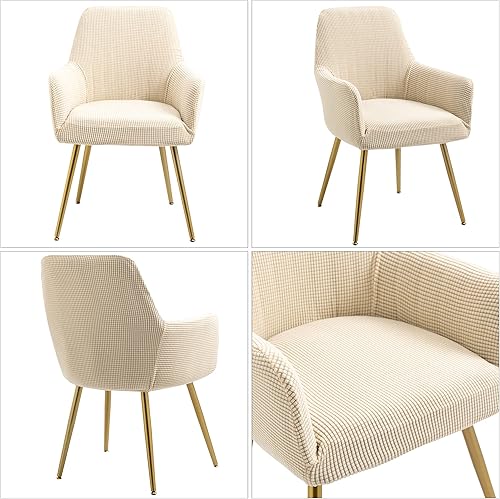 Miniatura 4 de TIANSHU Funda para silla de sala de estar, para comedor, sala de estar, oficina, recepción, antideslizante, funda para silla de comedor (funda para