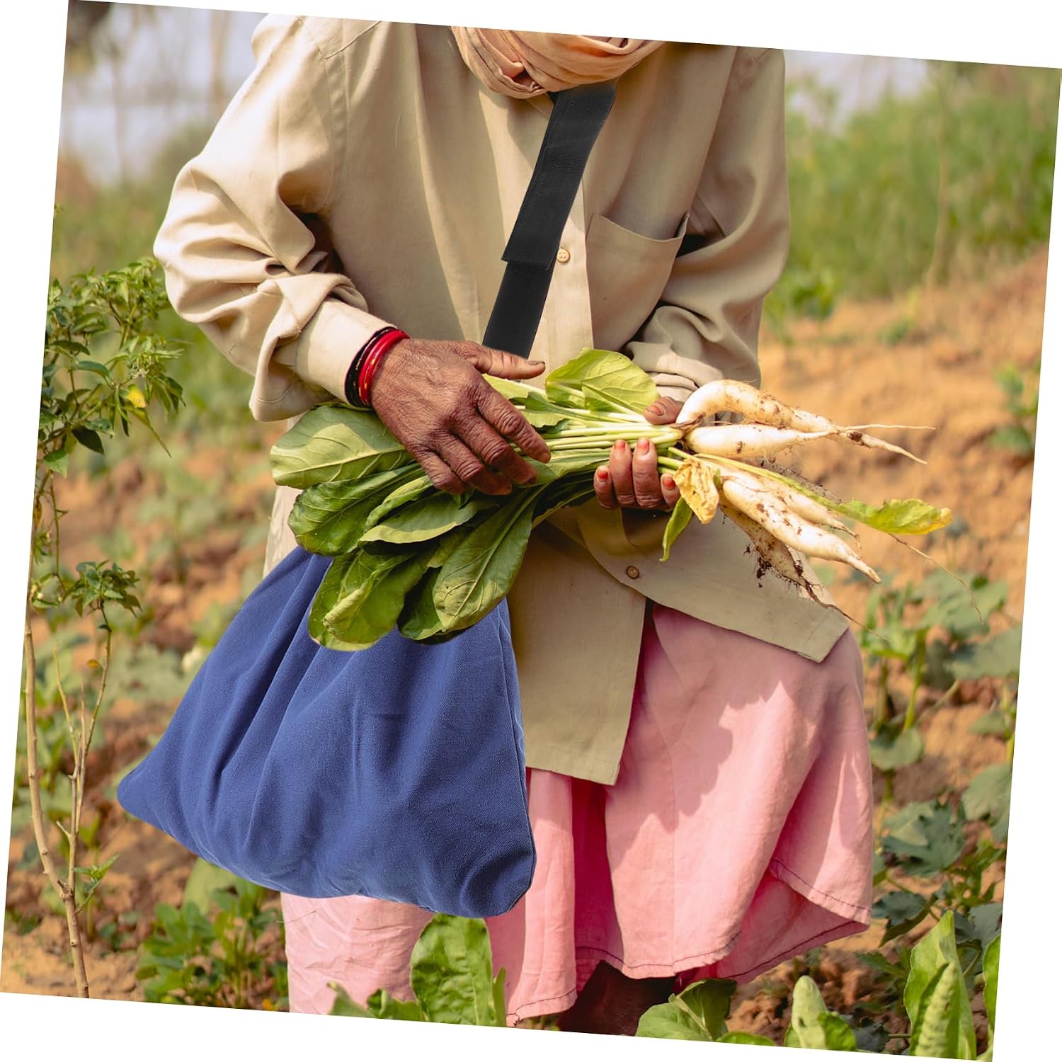 Fruit Picking Apron for Gardeners Durable Waist-hanging Tool Bag for Harvesting Vegetables Fruits Lightweight Storage Pouch for Outdoor Use for Berry Picking Orchards image 5