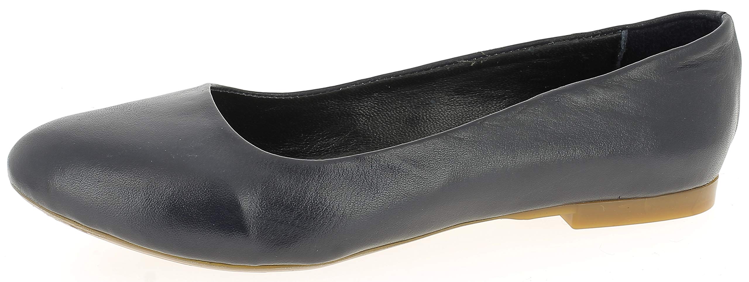 Andrea Conti Women's 1935702 Ballet Flats, Blue Darkblue 017, 7.5 UK