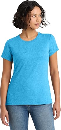 District Womens Perfect Tri Tee - Stylish Casual Short Sleeve T-Shirt, Soft Tri-Blend Fabric
