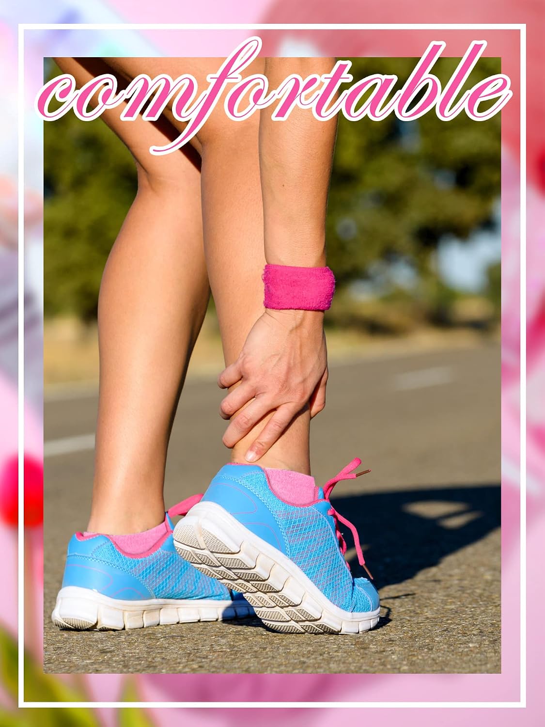 Funtery 20 Pairs Pink Purple Ankle Socks for Girls Women