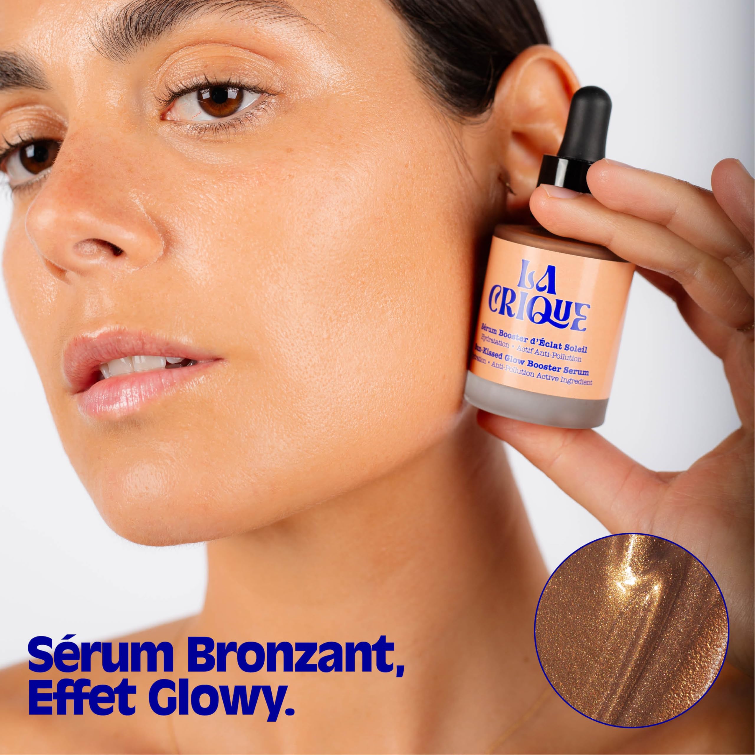 Coffret Maquillage - Sérum Bronzer Éclat Soleil & Baume Lèvres et Joues - Coffret Cadeau - Acide Hyaluronique & Vitamine C – Hydratant, Bonne Mine & Glow Naturel – 99% Ingrédients Naturels – Vegan
