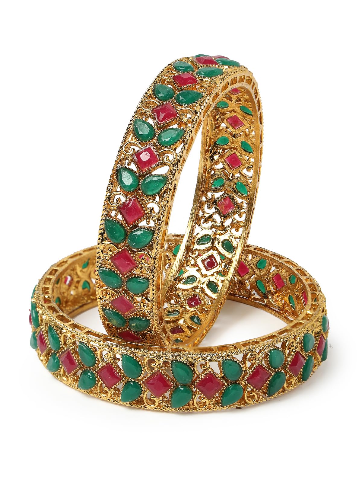 See full amazon price history chart for Sukkhi Unique Gold Plated Red And Green Broad Bracelet Bangle Set Jewellery for Women & Girls | Set of 2| Birthday Anniversary Gift for Women ||B105891 Sukkhi Unique Gold Plated Red And Green Broad Bracelet Bangle Set Jewellery for Women & Girls | Set of 2| Birthday Anniversary Gift for Women ||B105891 (B0CPPBT9SB) Amazon Price History, Amazon Price Tracker